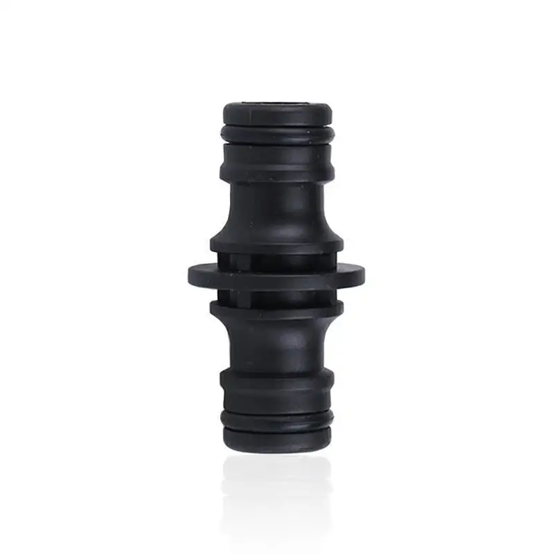 Double Way Hose Connector Heavy Duty Leak Proof PP Plastic Water Pipe Joiner for Garden Irrigation Watering