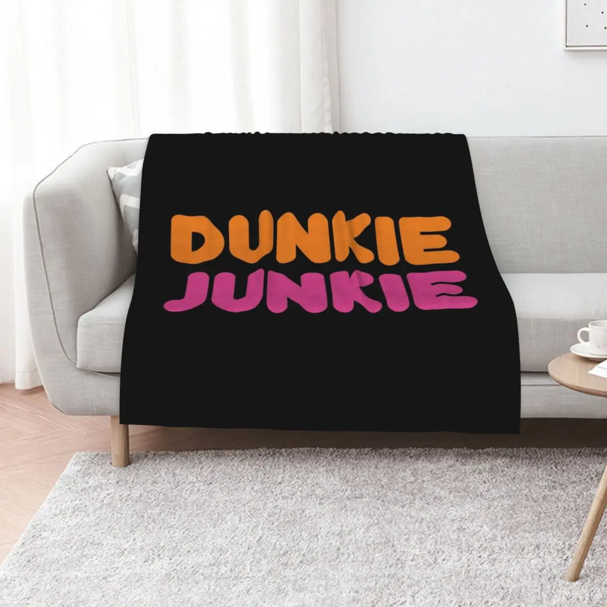 Dunkie Junkie Throw Blanket Travel Winter beds heavy to sleep Decorative Throw Blankets For Baby For Baby Blankets