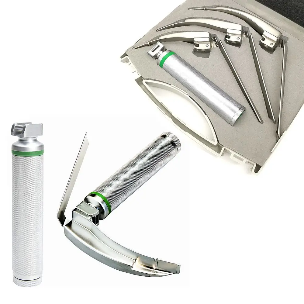 Anesthesia elbow laryngoscopy medical adult emergency laryngoscope difficult fiberoptic laryngoscope