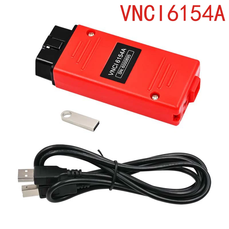 

Для Audi VW Seat Skoda Bentley VNCI 6154 6154A V9.10 Поддержка CAN FD DoIP Протокол Оригинальная крышка драйвера SVCI 6154 VAS6154 DOIP