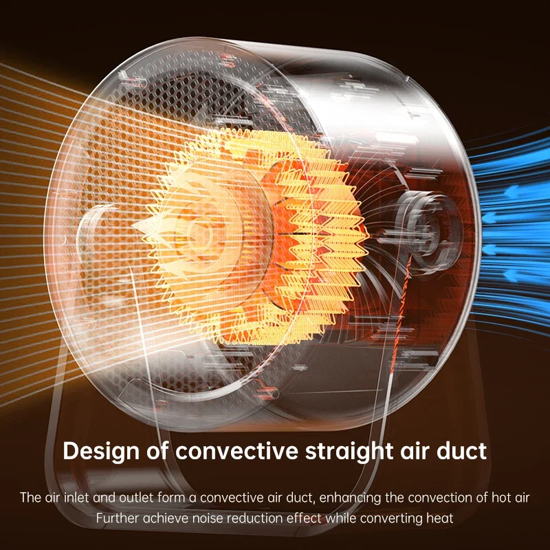 Ventilador de escritório portátil de baixo consumo, soprador de ar quente, fogão, aquecimento quente, mini religiões, escritório, sala mais quente, inverno, novo