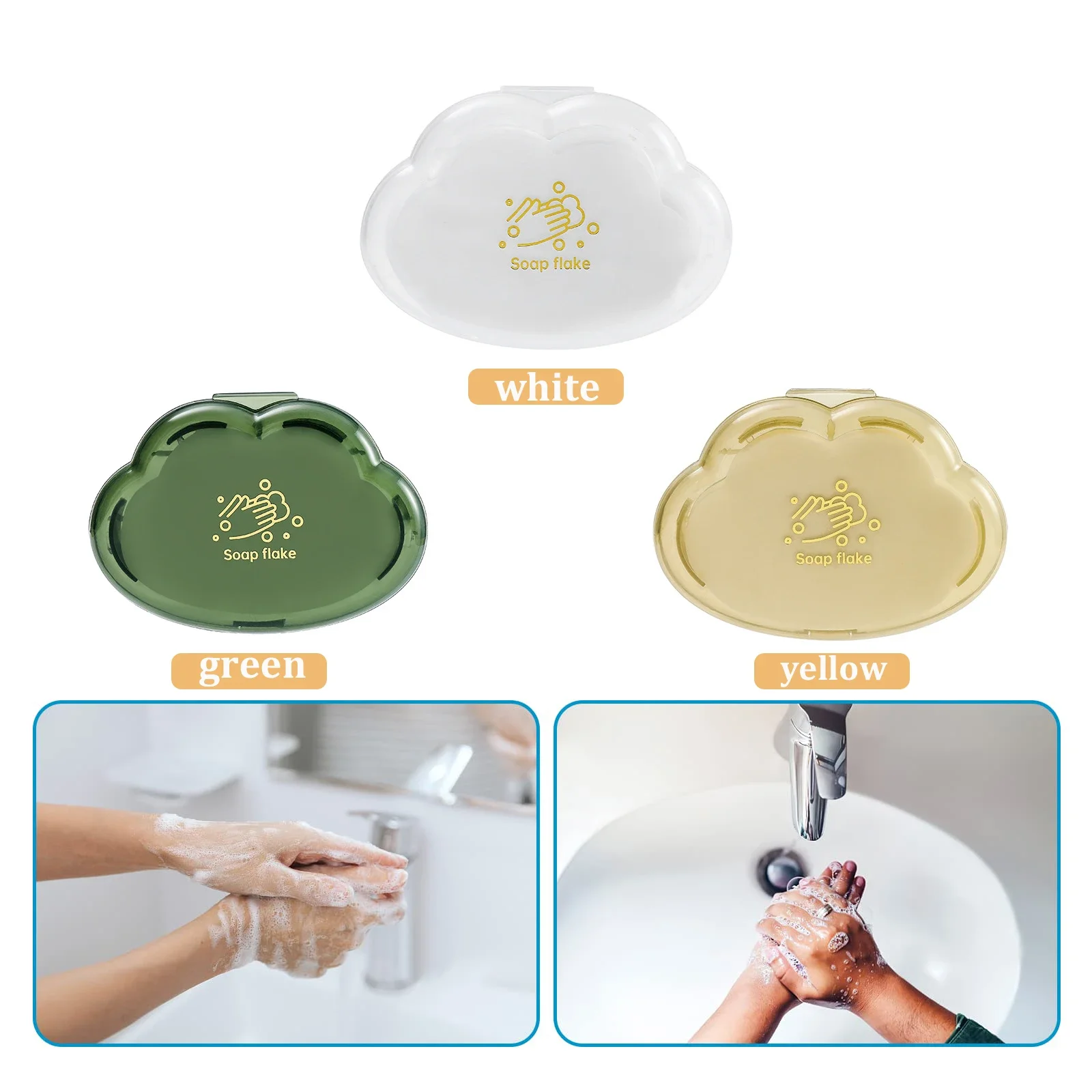 50/100/200 Pcs Soap Paper Portable Hand Washing Slice Sheets Bath Travel Scented Foaming Soap Bath Clean Soap Tablets Bathroom