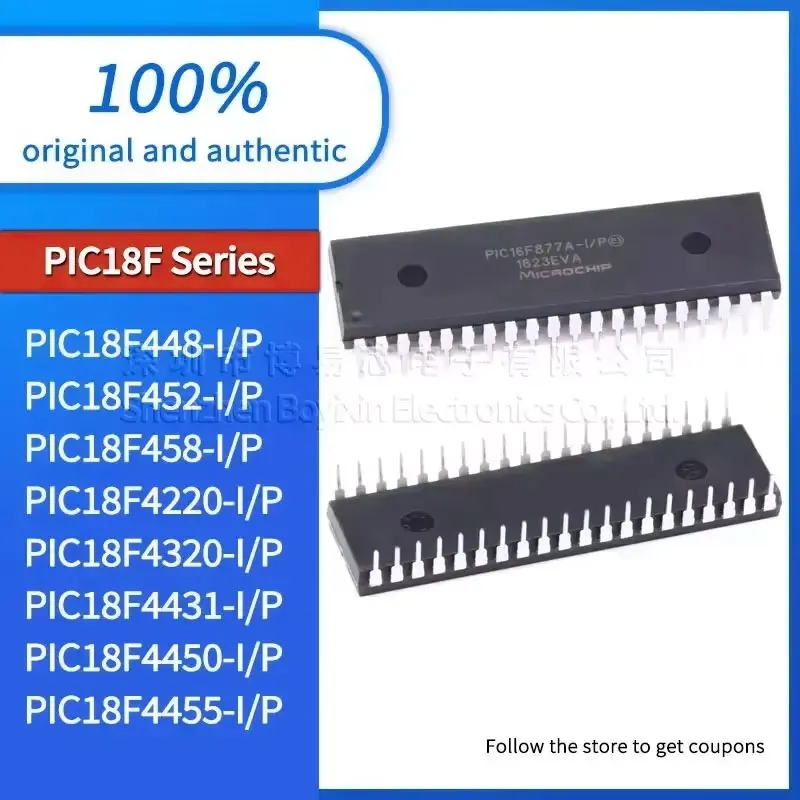 

1pcs NEW PIC18F452 PIC18F458 PIC18F4220 PIC18F4320 Standard quality PIC18F4450 PIC18F4431 PIC18F4455 PIC18F448-I/P