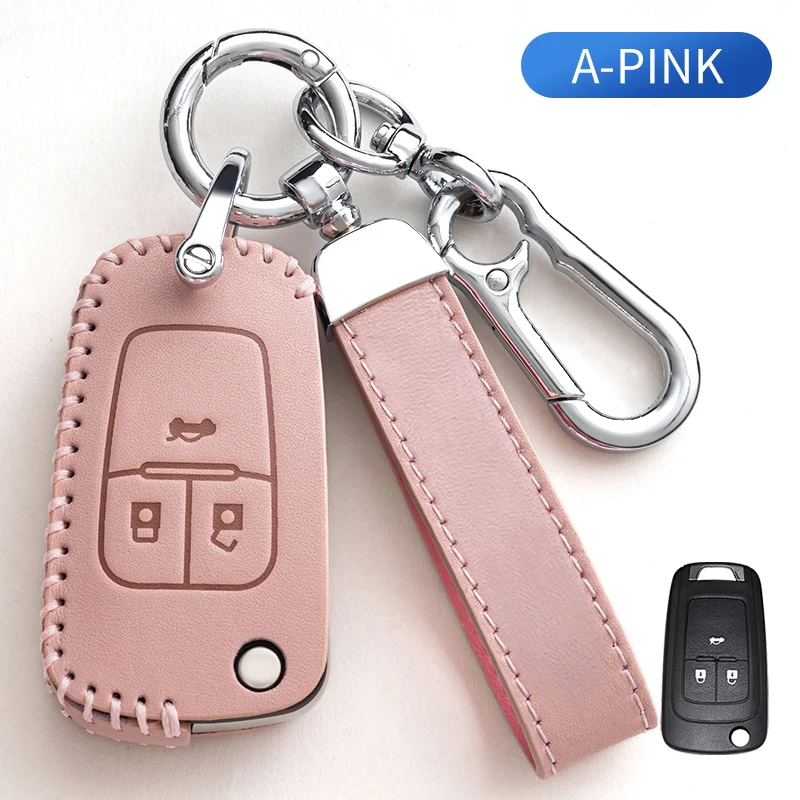 

Fashion Leather Car Key Case Cover Shell Fob For Chevrolet Cruze Aveo Camaro Epica Lova Sail Spark Opel Astra Corsa