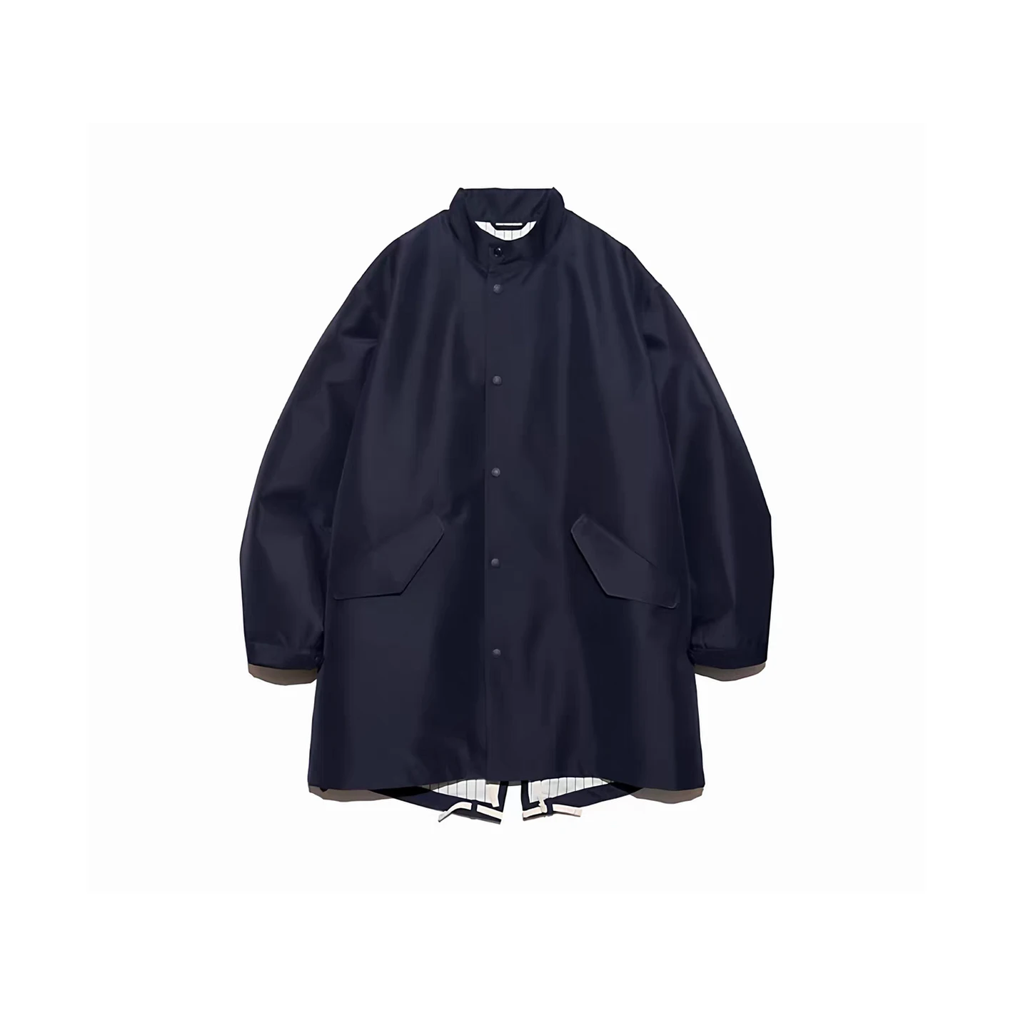 

Japanese NANAMICA Outdoor Casual Loose Windproof Waterproof Stand Up Collar Jacket Fish Tail Windbreaker Trench