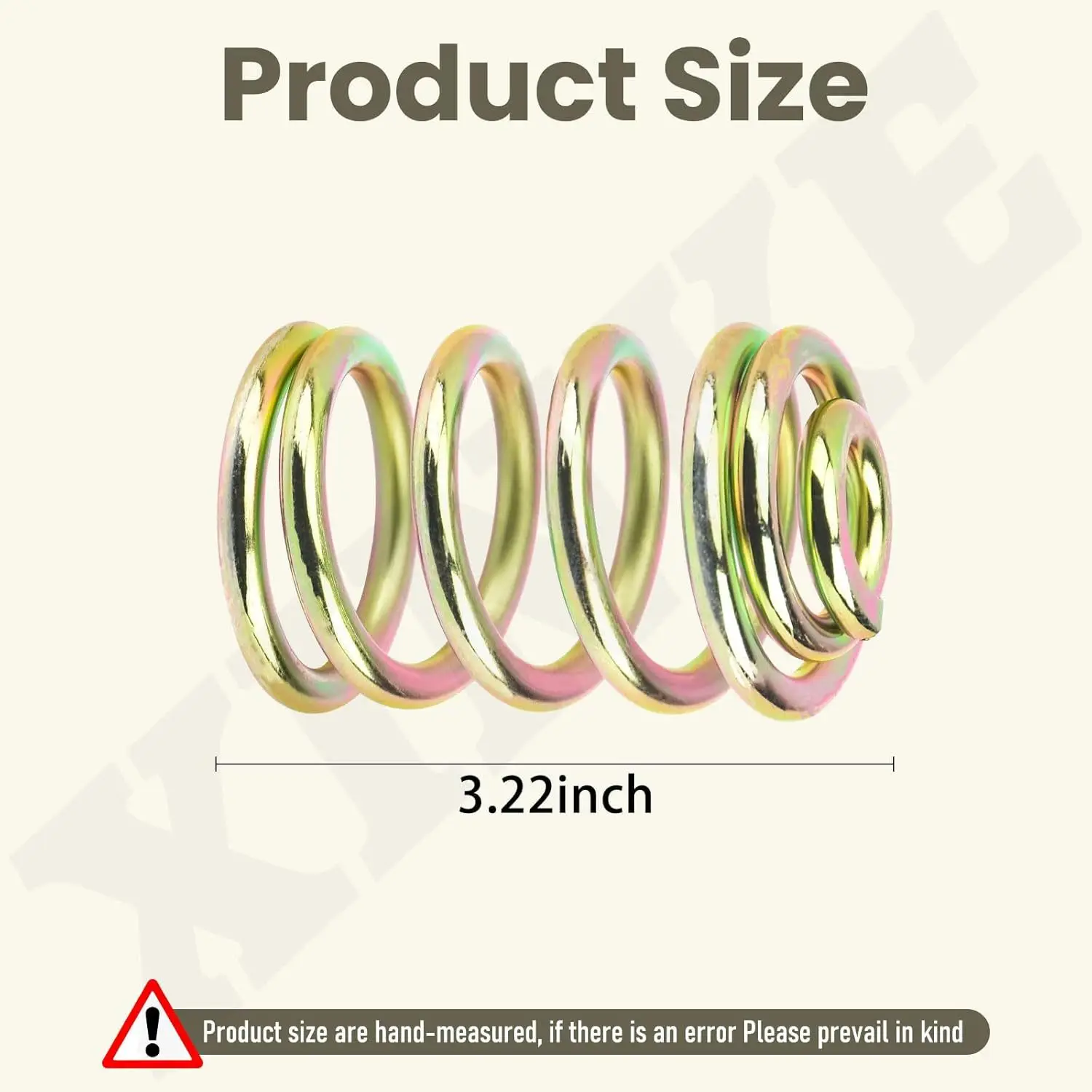 5‑Pack Replacement Set: 283516 Compression Seat Spring & 422127‑4 Cap, Compatible with Grasshopper Lawn Mower Seat Repair Parts