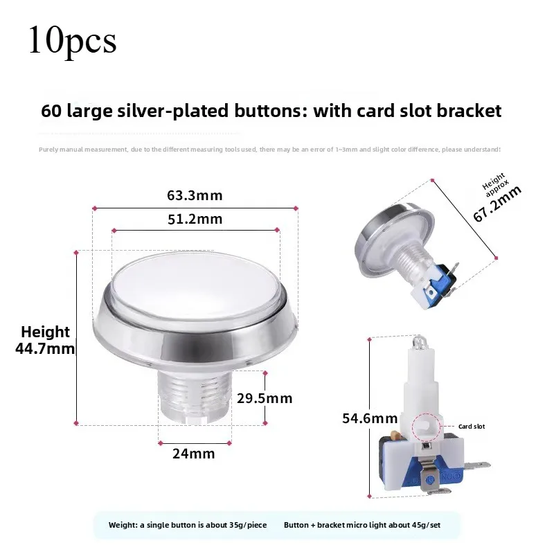 10-boutons-de-demarrage-lumineux-de-60-mm-avec-micro-interrupteur-pour-machines-de-flipper-et-de-griffes-pieces-de-console-de-jeu-d'arcade