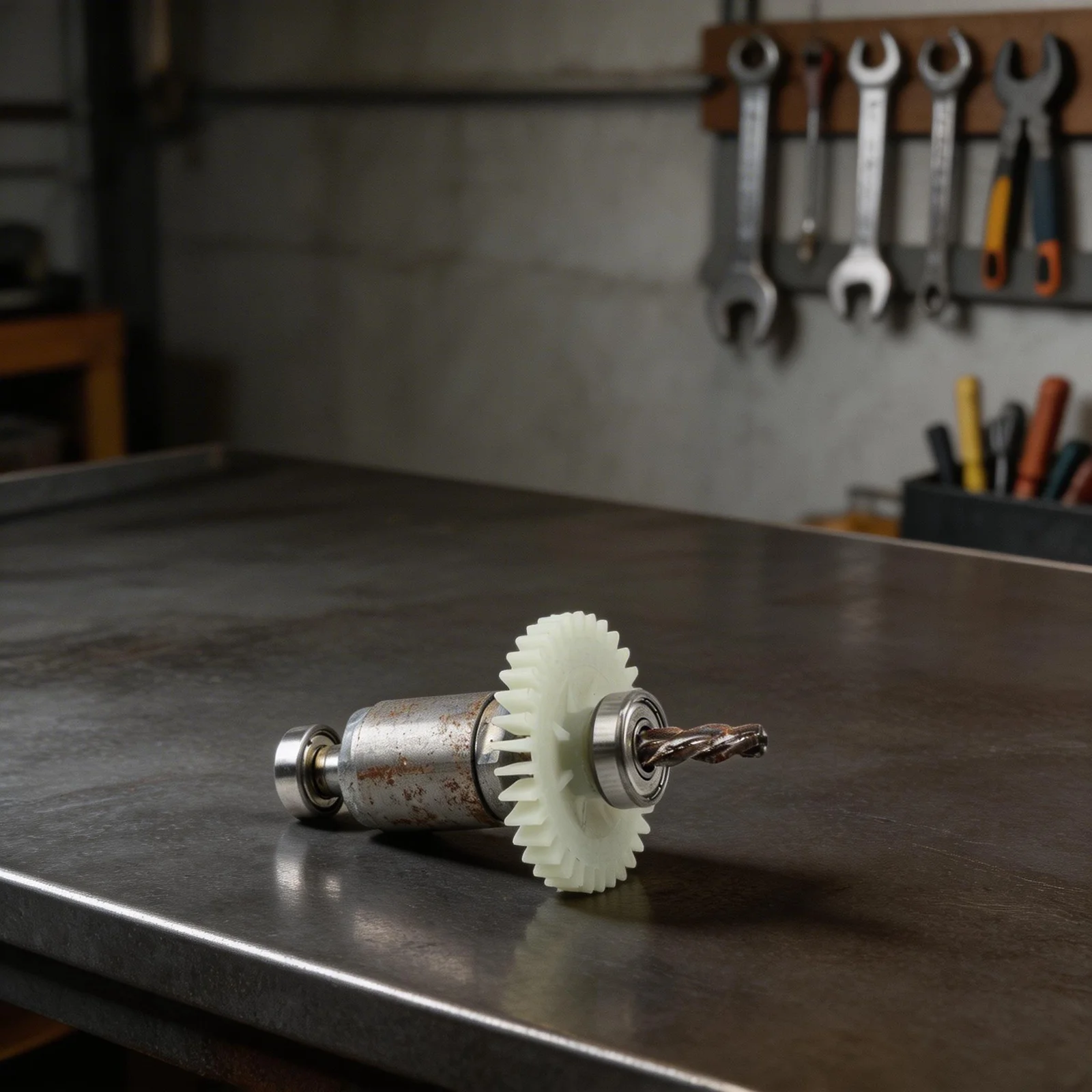 12 inch electric chain saw rotor brushless rechargeable motor with 4 teeth left hand rotation paired bearings metal
