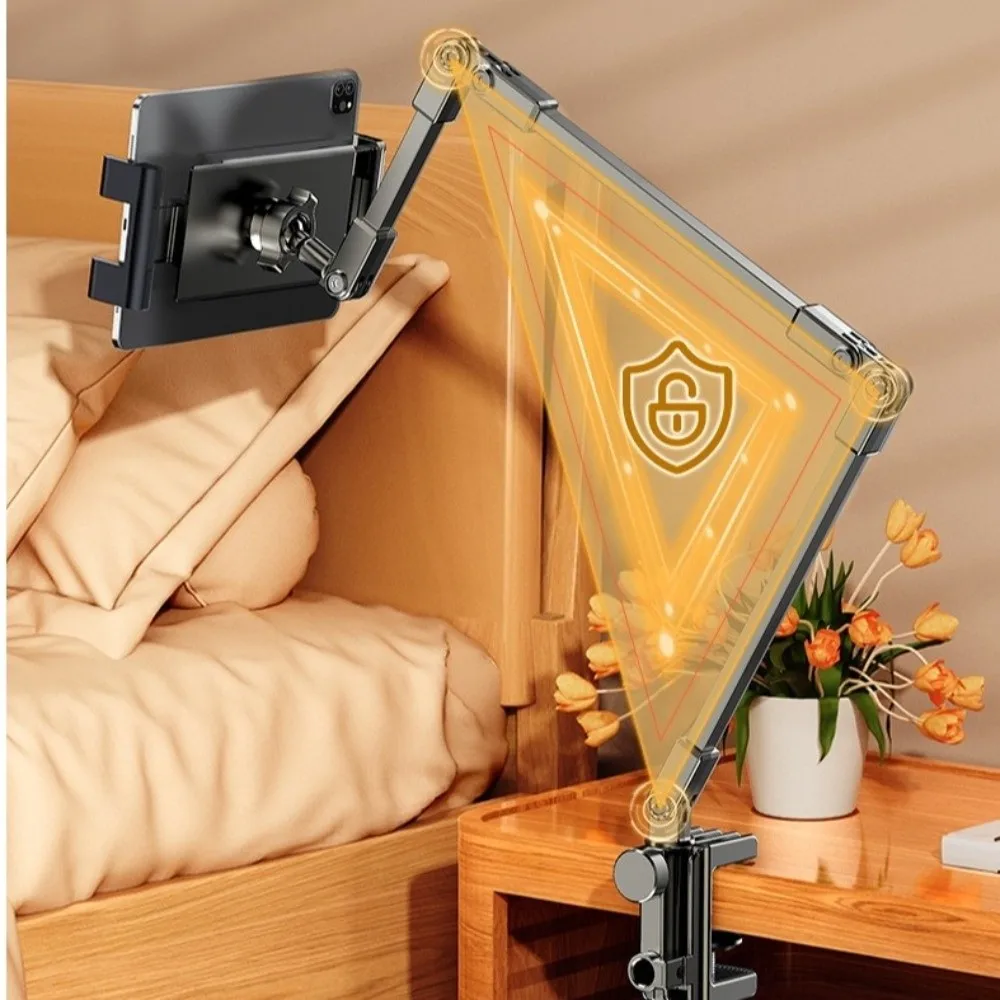 Multi-Functional Multi Angle Tablet Stand 2/3 Sections Arms Adjustable Lazy Tablet Bracket Phone Bracket Lying Down