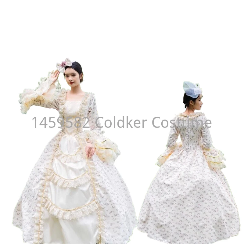 Women's Victorian Rococo Dress Inspiration Maiden Costume Marie Antoinette Medieval Party Dress