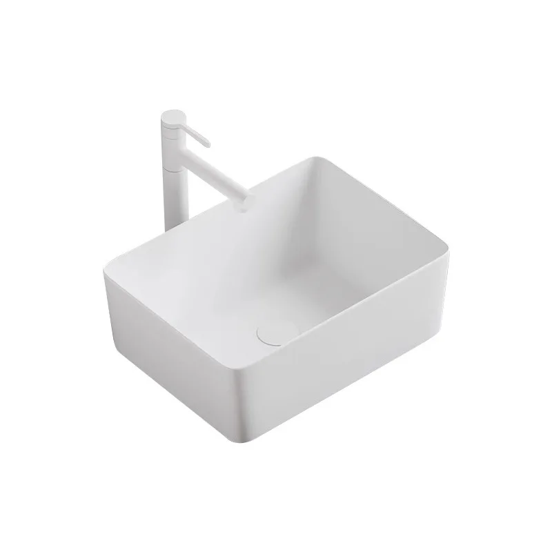 

Nordic style deepened countertop basin large size bathroom ceramic wash basin balcony splash-proof household basin