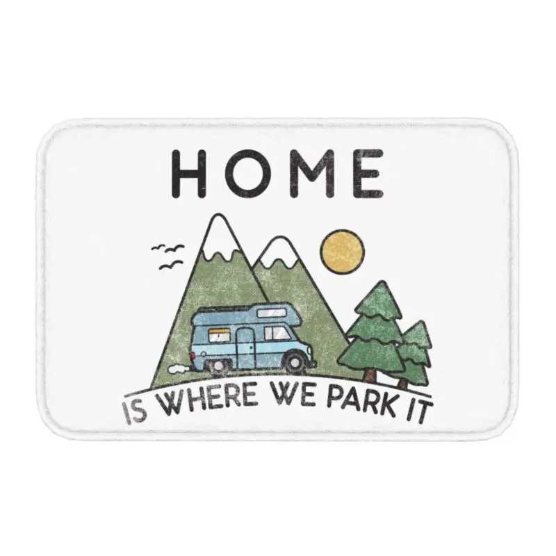 Personalized Adventure Camping Home Doormat Mat Anti-Slip Gift Campervan Travel Car Bathroom Kitchen Bedroom Rug Carpet 40*60cm