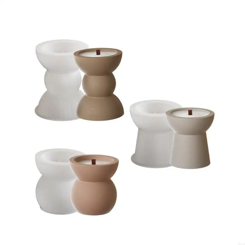 

Easy Release Silicone Mould Set for Round Shaped and Plaster Art 964A