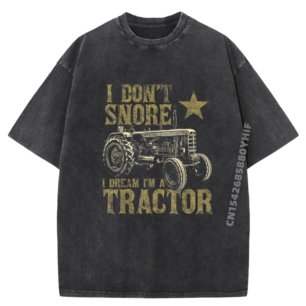 

Mens Printed Tshirt I Dont Snore I Dream Loose Mens Tops & Tees Graphic T-shirts For Men Streetwear Washed Shirt