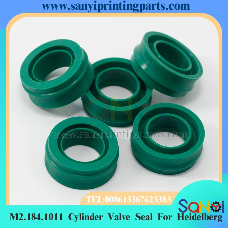 5 Pieces/Lot Best Quality M2.184.1011 Cylinder Valve Seal Green Rubber Piston 16x26x10.7mm Machine Parts