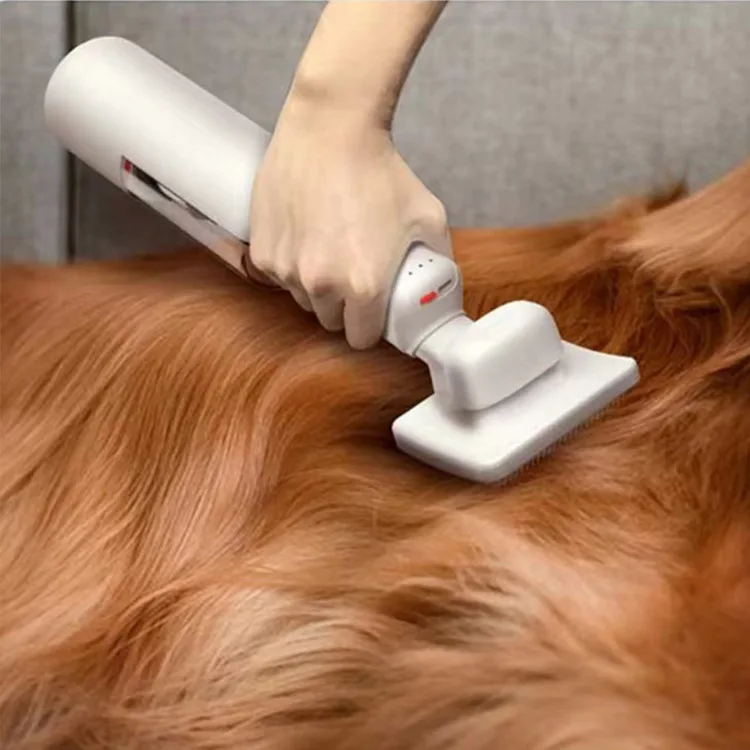 Wireless Vacuum Cleaner with Slicker Brush for Cat Dog Hair Removal Cyclone Suction Handheld Cordless Vacuum Pet Grooming Comb