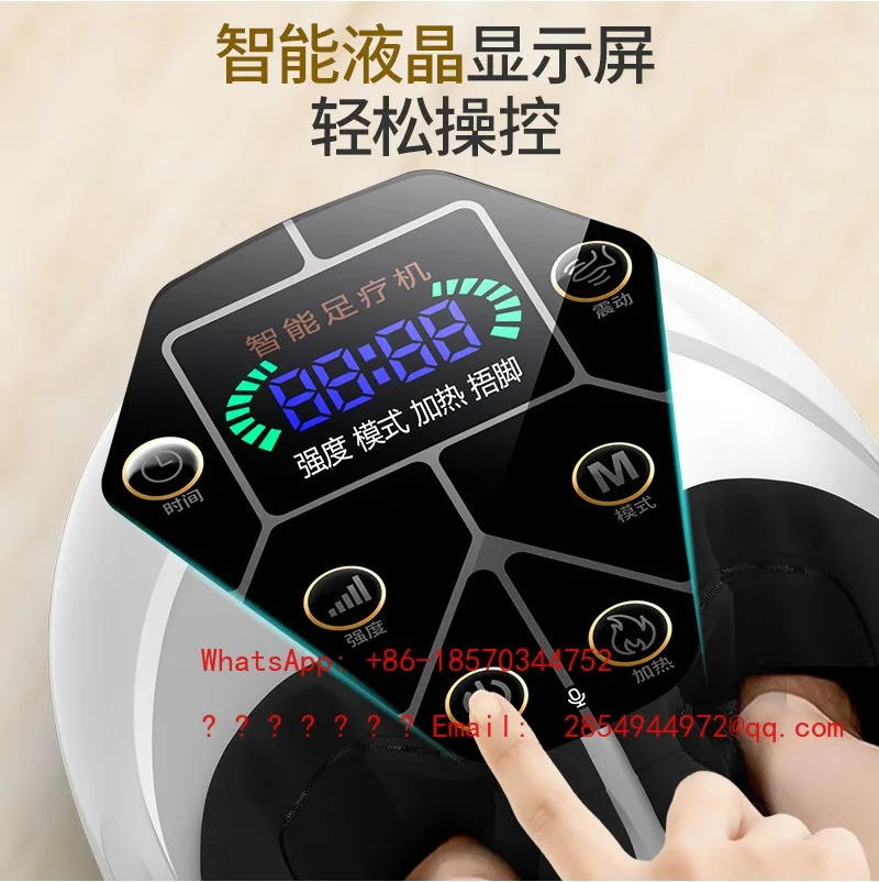 New Fully Automatic Foot Massager Full Wrap Design Airbag Kneading Heating Foot Massage Machine for Household