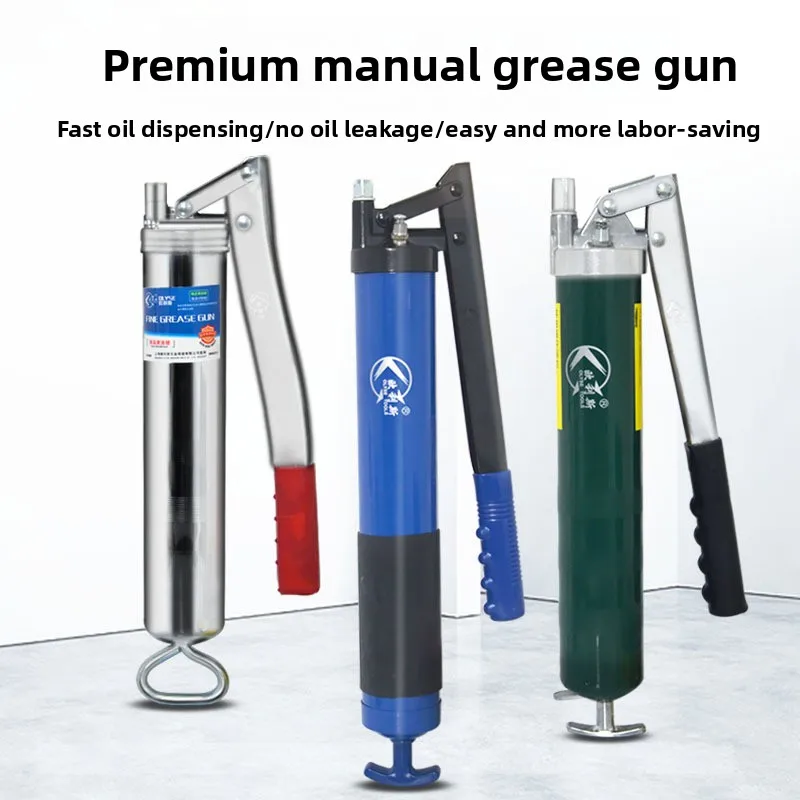 Labor-saving 600cc400cc Excavator Auto Repair Durable Butter Gun High Pressure Manual Butter Gun Pressure Rod Type