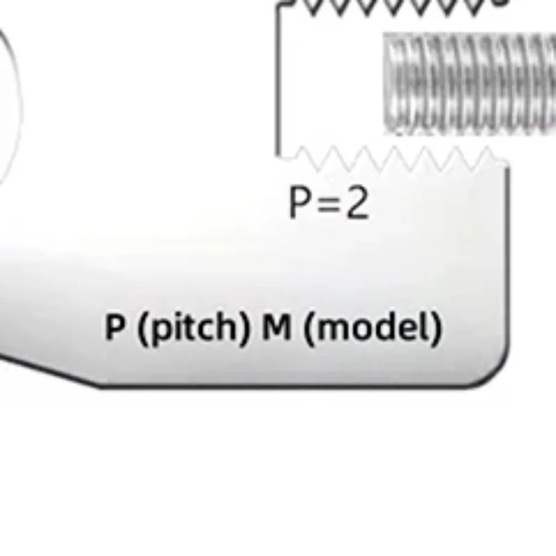 Penggaris Pengukur Pitch Ulir untuk Sekrup, Alat Pengukur Hemat Ruang untuk Bit, Baut, Mur, Sekrup, Industri Kerajinan dan Rumah Tangga