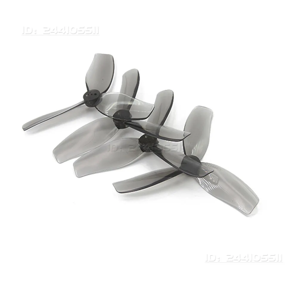 2쌍 90mm 3.5인치 3-블레이드 PC 프로펠러 2CW 2CCW FPV 레이싱 드론 프리스타일 시네웁 ProTek35 DIY 쿼드콥터 장난감 부품