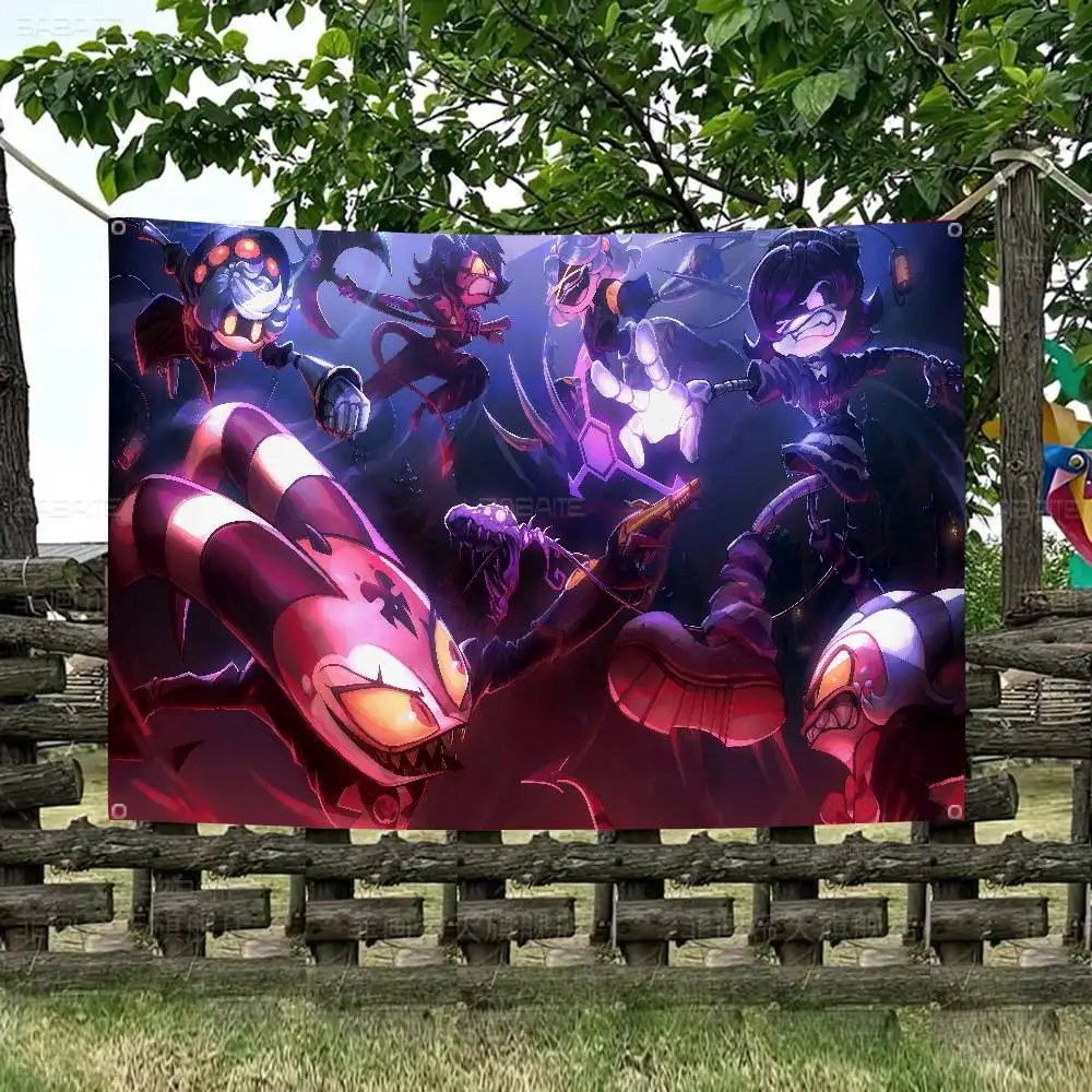 M-murder Uzi N V J Drones Advanced Printing Commercial Advertising Flag Company Party Banner view 6