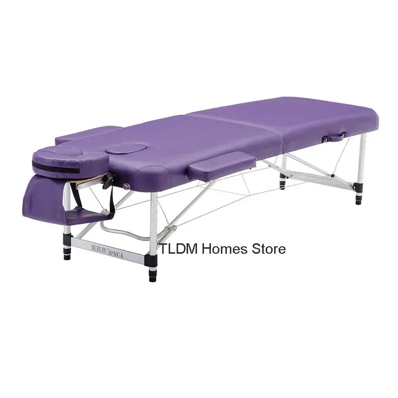 Beauty Folding Tattoo Massage Bed Spa Face Bathroom Massage Table Ear Cleaning Adjust Lettino Estetista Salon Furniture KMMT