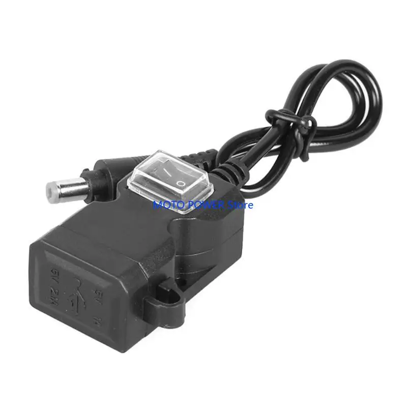

G7ND Dual-USB 1.0A2.1A Power Supply Socket For Car Charger-Motorcycle Charger-Adapter