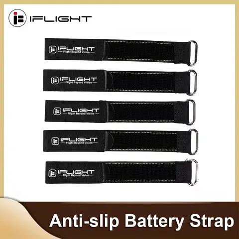 5pcs iFlight width 10mm 15mm 20mm Length100-500mm Kevlar Battery Strap with Anti-slip Pad FPV Drone Belt for Racing Drone