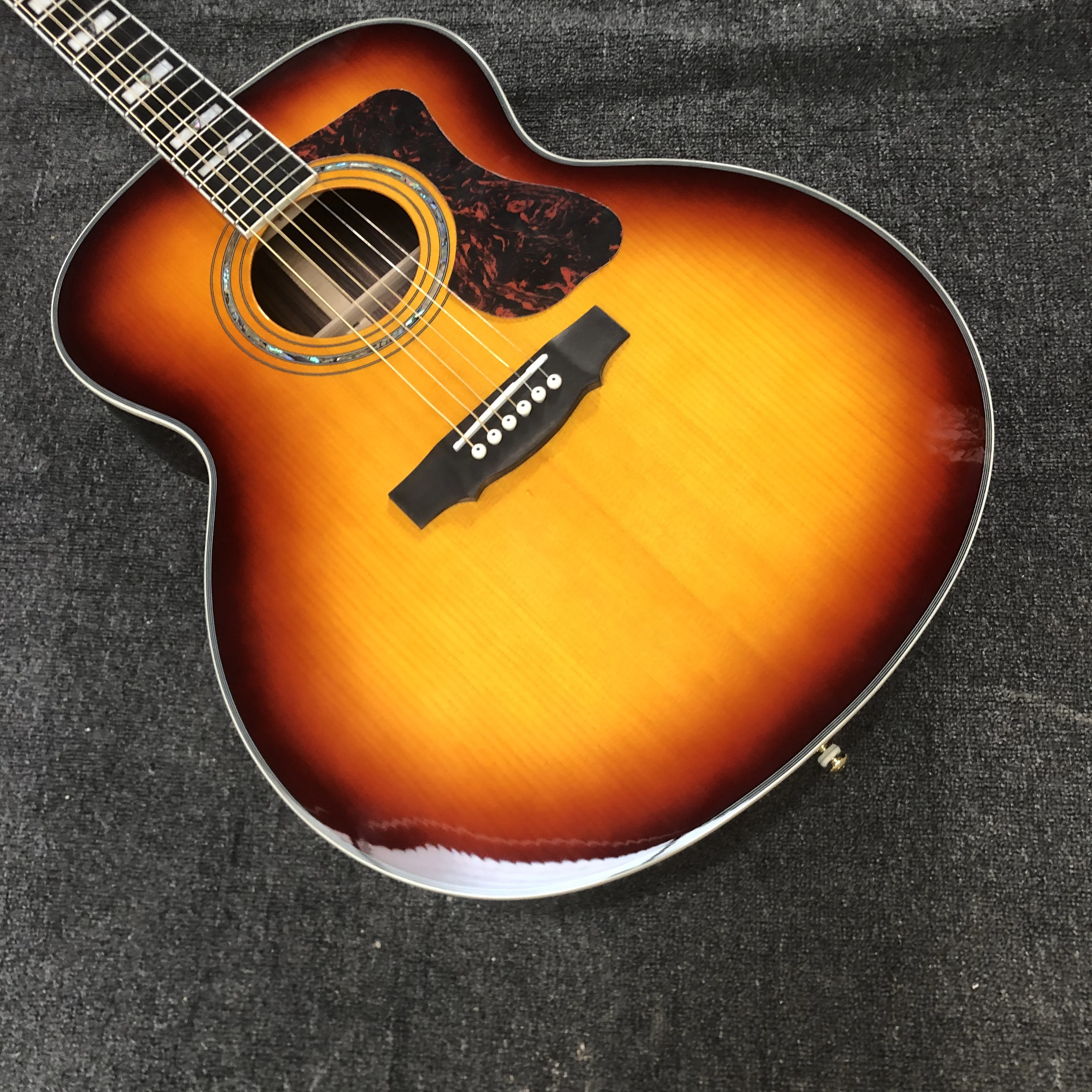 6 strings jumbo body Guild F50 acoustic guitar Sunset finish guild acoustic electric guitar free shipping acoustic