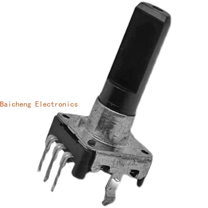 10 peças ec12 girando 360 °   Codificador de áudio 24 bits sem interruptor comprimento da alça do tripé 20MM