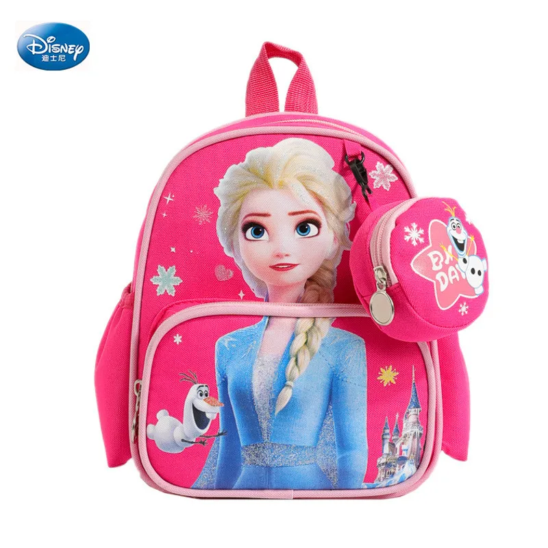 Disney Frozen Kindergarten Backpack For Girl Boy Spider Man Elsa Anna Student Shoulder Orthopedic School Bag Kids Gifts Mochilas