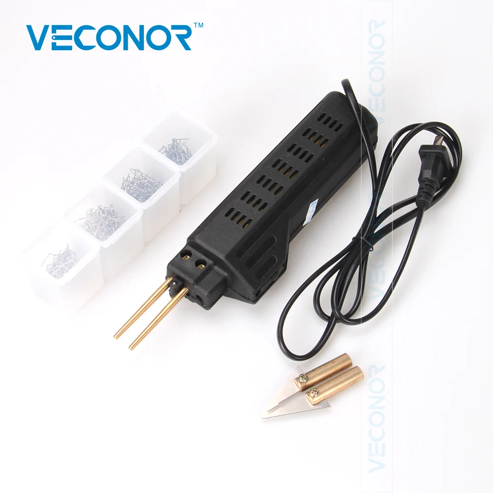 VECONOR Hot Stapler Plastic Repair System Welding Gun Bumper Fairing Auto Body Tool Plastic Welder Staple