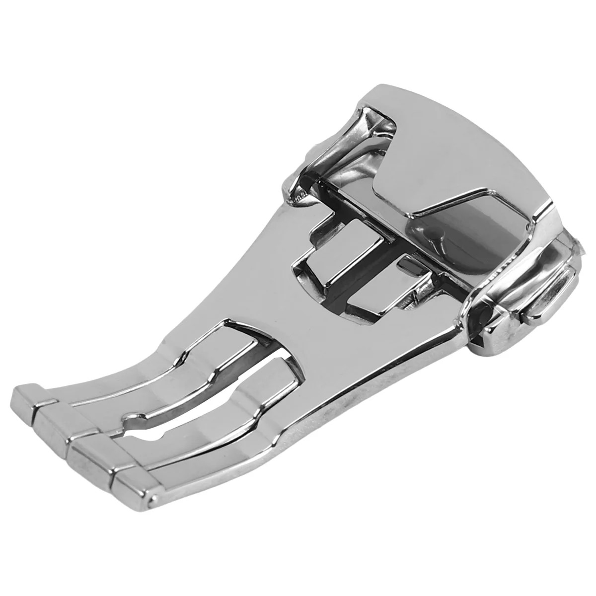 HEIßER 20mm Edelstahl Faltschließe Uhrenarmband Faltschließe Für Glatt # 20 mm