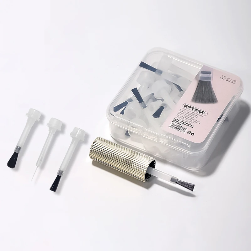 Gel-Nagellack-Ersatzbürsten, Nagellack-Ersatzbürsten für den professionellen Salon oder den Heimgebrauch, Maniküre-Applikatoren, Werkzeuge
