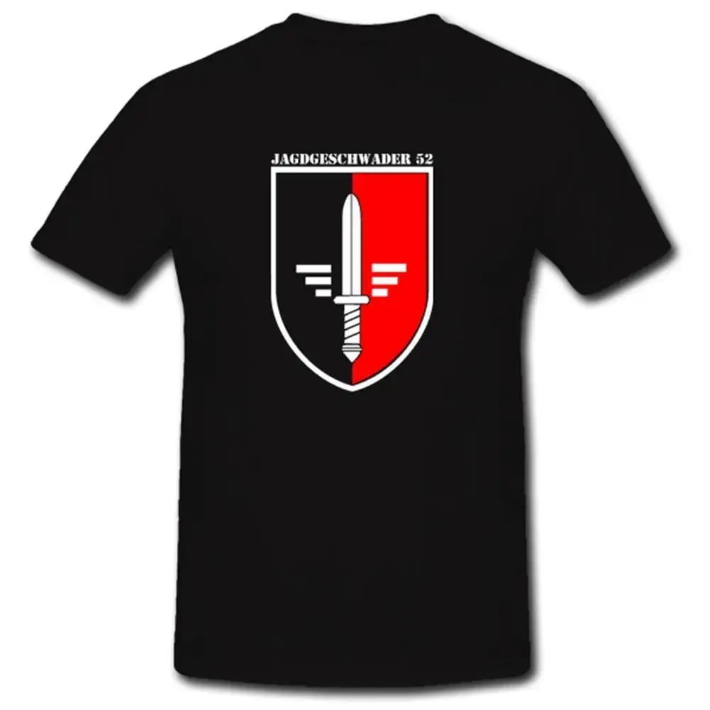 

Jagdgeschwader Jagdfleigergeschwader Luftwaffe Streitkraft T-Shirt 100% Cotton O-Neck Summer Short Sleeve Casual Mens T-shirt