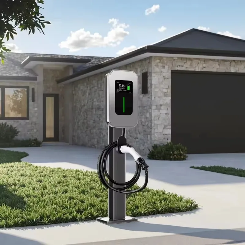 Basic EV Charger No APP Simple Plug and Play Electric Vehicle Charging Station for Elderly User