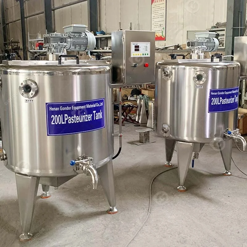 Camel Milk Sterilization Tank Egg Whites Wine Juice Professional Coil Juice Pasteurizer Htst for Sale