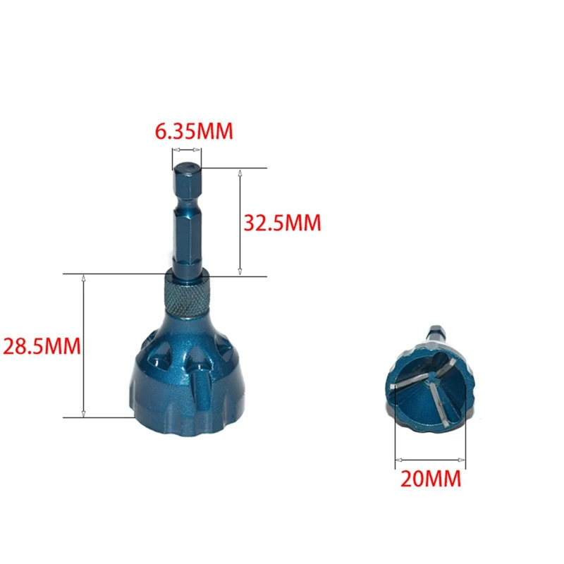 Drill Bit Deburring External Chamfer Tool Tungsten Steel Remove Burr For Repair Bolt Thread Drilling Tools