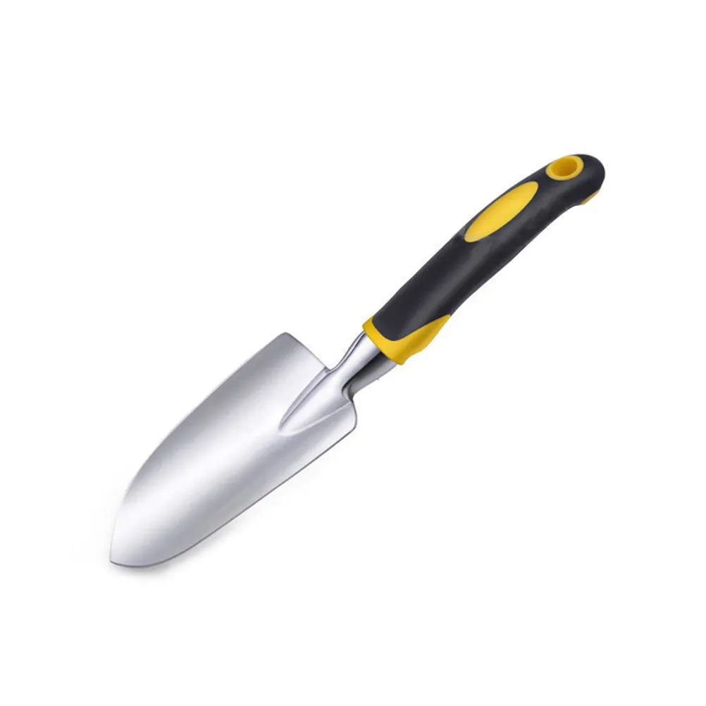 Professional Garden Trowel Ergonomic Handle for Weeding Transplanting Digging Polished Aluminum Rust Resistant Heavy Duty