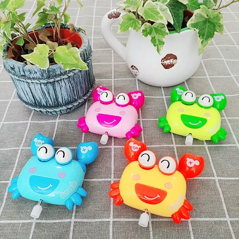 New Clockwork Toy Children\'s Cartoon Winding Creative Cute Crab Small Animal Baby Gift