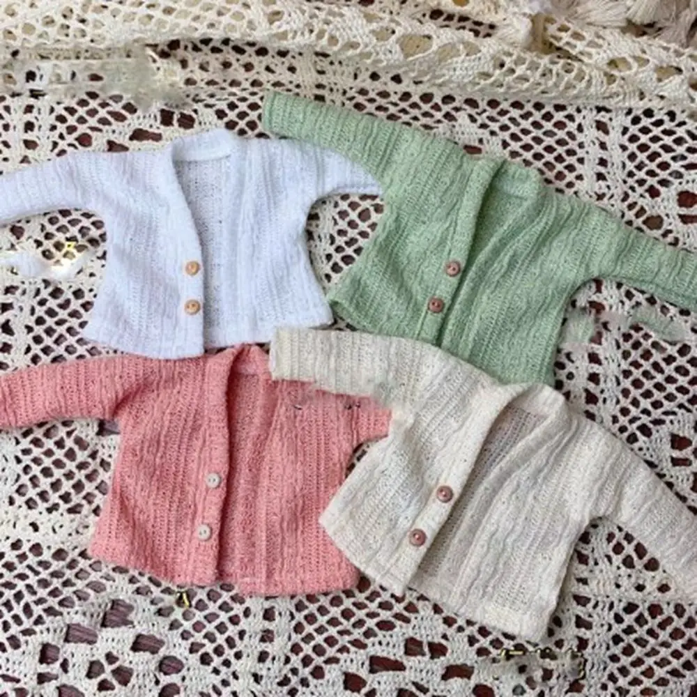 

Handmade Elegant Knitted Cardigan Fashion Casual Doll Princess Dresses DIY Accessories Cute for 1/6 BJD 30cm Dolls