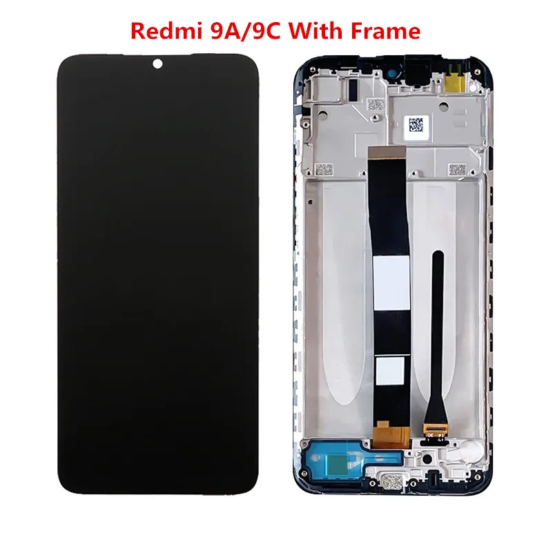 Original LCD+High Quality Touch Screen For Redmi 9C 9A LCD Sceeen Display Replacement For Redmi 9C NFC LCD Screen Assembly