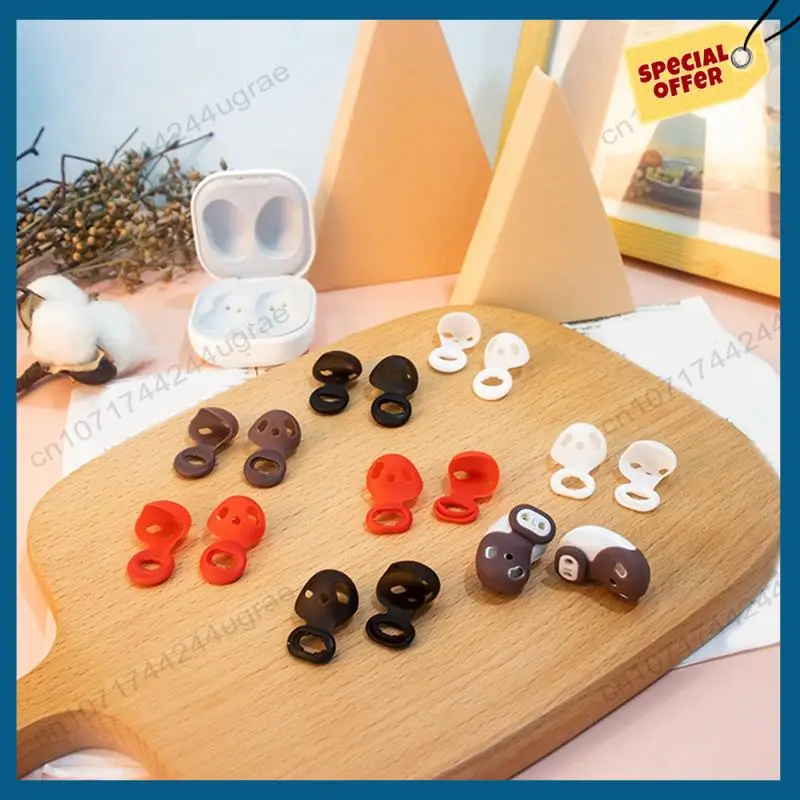 -A15I غطاء حماية لسماعات الأذن من السيليكون لهاتف Galaxy Buds Live 8 زوج من سدادة الأذن البديلة غير القابلة للانزلاق وسادة براعم الأذن #6