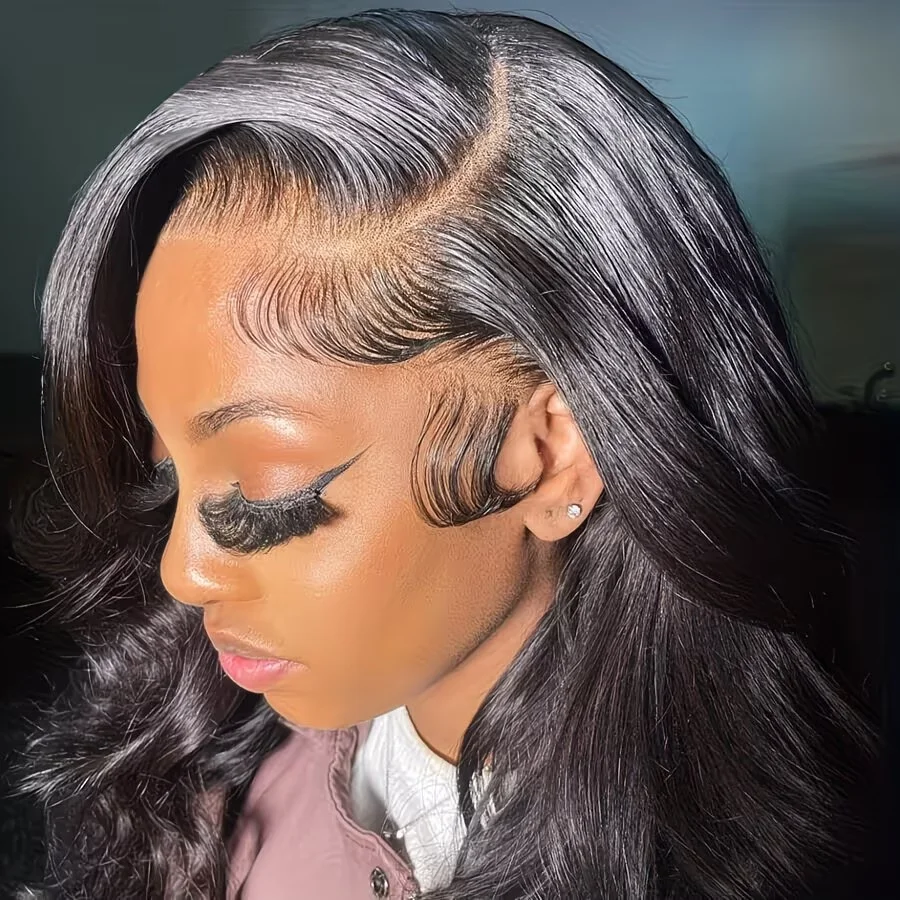 

40 inch 13x6 Black body wave human hair wigs 100% Human Hair Wigs Body Wave 5X5 Glueless Lace with Pre Plucked wigs human hair