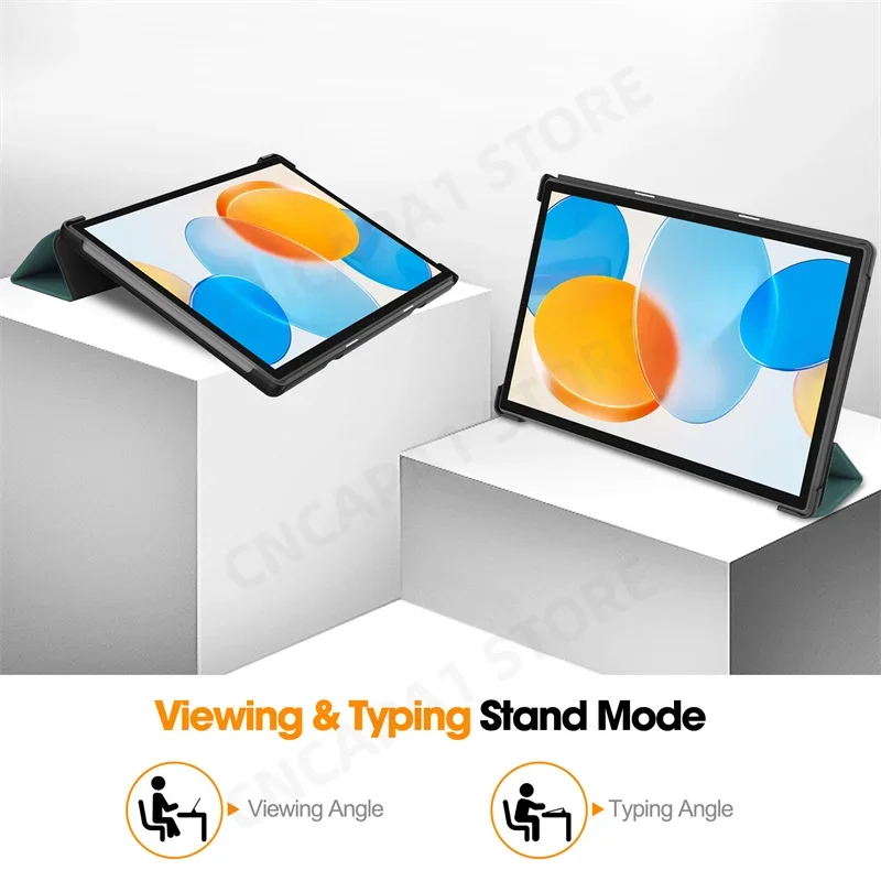 Üç Katlanır Stand Kapağı Teclast M40 Pro Akıllı Kılıf M40S 10.1 \