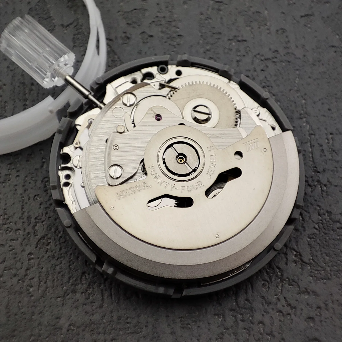 Reparaturwerkzeug NH38A Mechanisches Uhrwerk Mod Automatikuhrmechanismus 24 Juwelen Hohe Genauigkeit NH38 Top-Reparaturteile