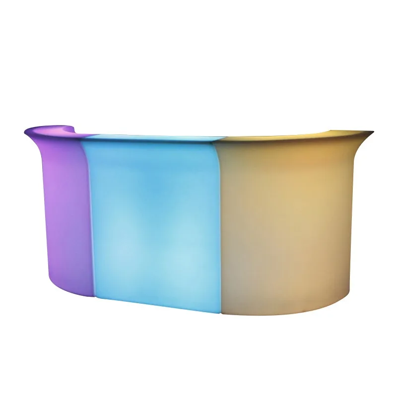 

Party bar table waterproof luminous table and chairs checkout page bar mobile reception desk bartending welcome reception