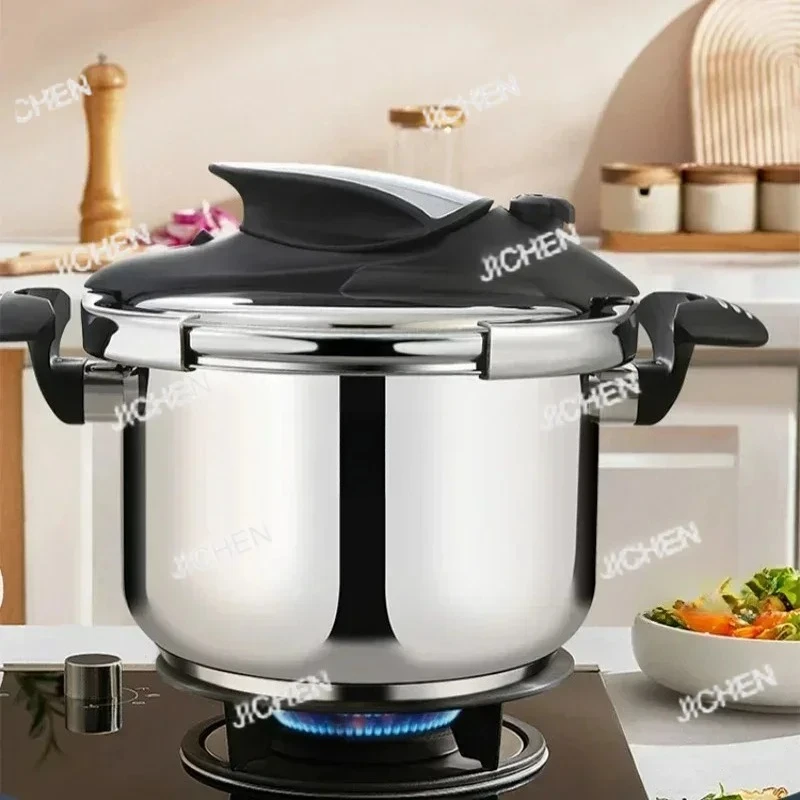 

Скороварка 100 кПа, 6 л, многофункциональная, из нержавеющей стали 304, взрывозащищенная, общего назначения для газовой и индукционной плиты