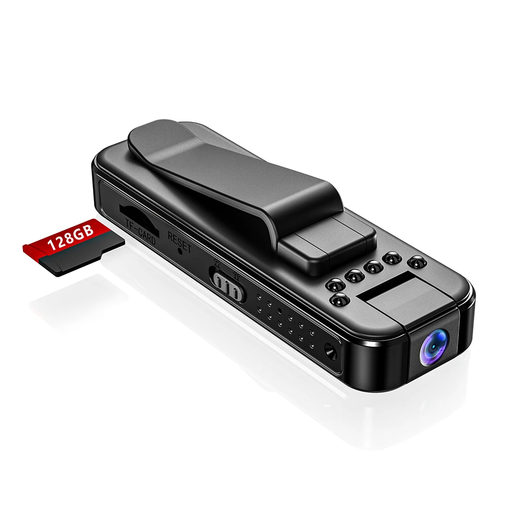 Kamera Mini Wifi HD 1080P Klip Belakang Genggam Perekam Video Tubuh Kamera Keamanan Kamera Olahraga DV DVR Camcorder Pengawasan Video