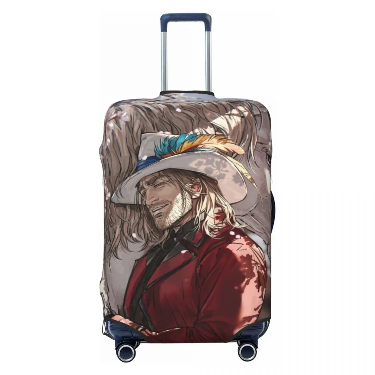 Arthur Morgan Vintage Explorer With Horse Suitcase Cover Business Flight Fun Luggage Supplies Protector